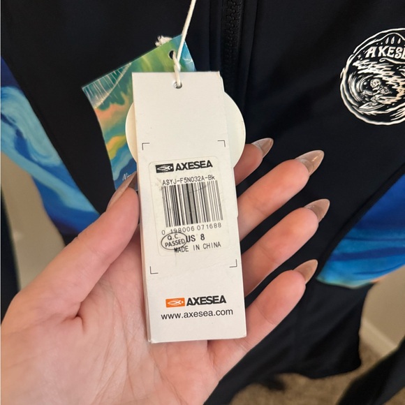 Women's Black and Blue Swimwear - Picture 5 of 6